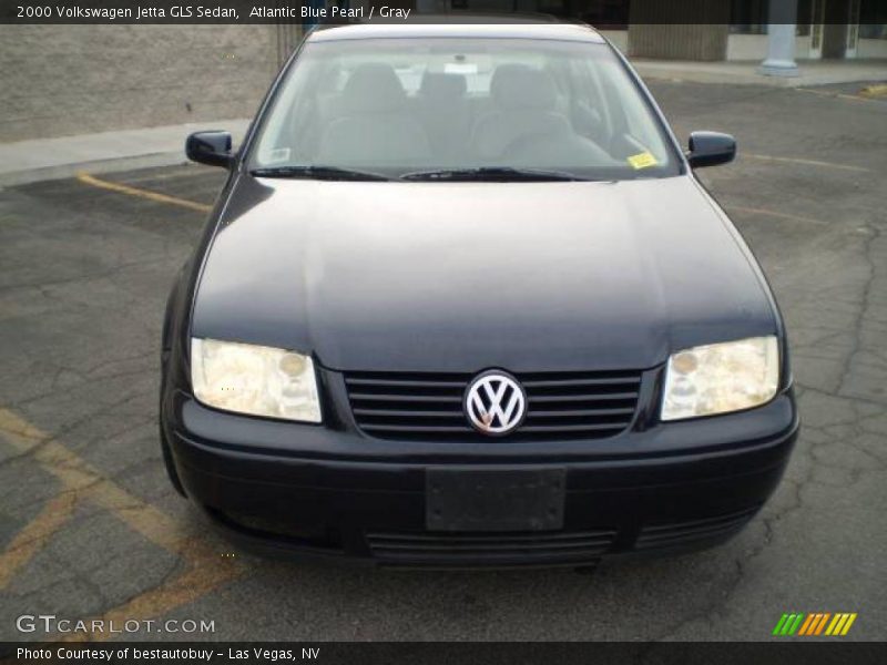 Atlantic Blue Pearl / Gray 2000 Volkswagen Jetta GLS Sedan