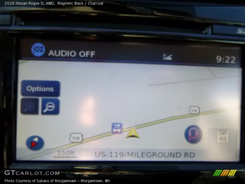 Magnetic Black / Charcoal 2016 Nissan Rogue SL AWD