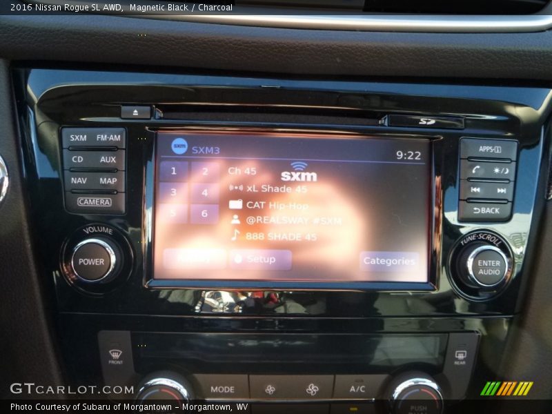 Magnetic Black / Charcoal 2016 Nissan Rogue SL AWD