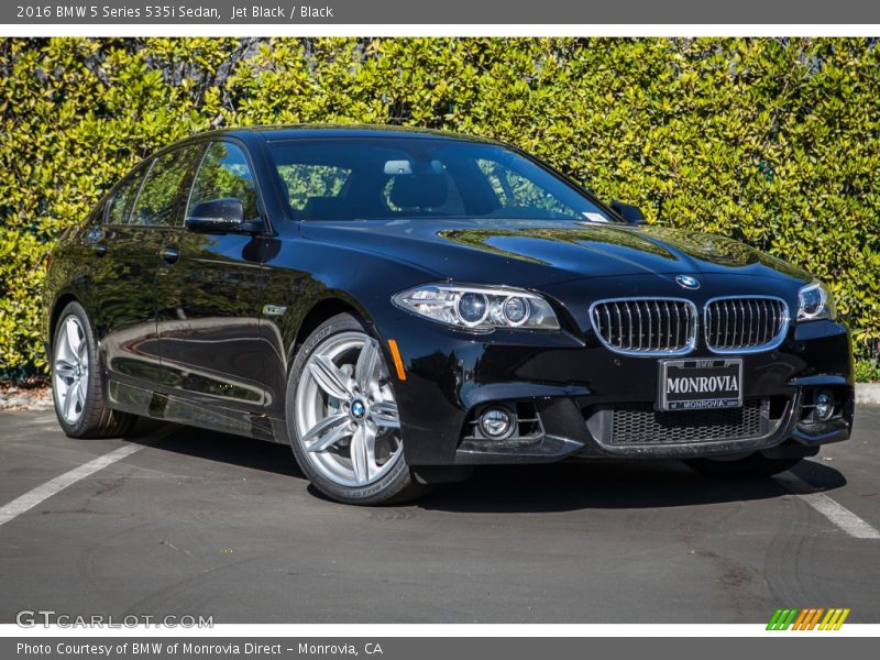 Jet Black / Black 2016 BMW 5 Series 535i Sedan