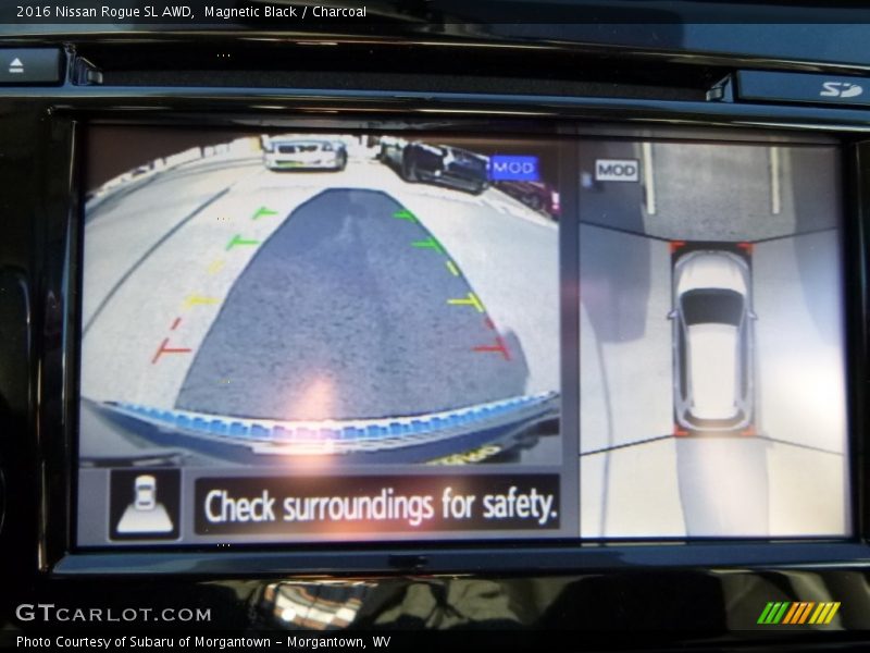 Magnetic Black / Charcoal 2016 Nissan Rogue SL AWD