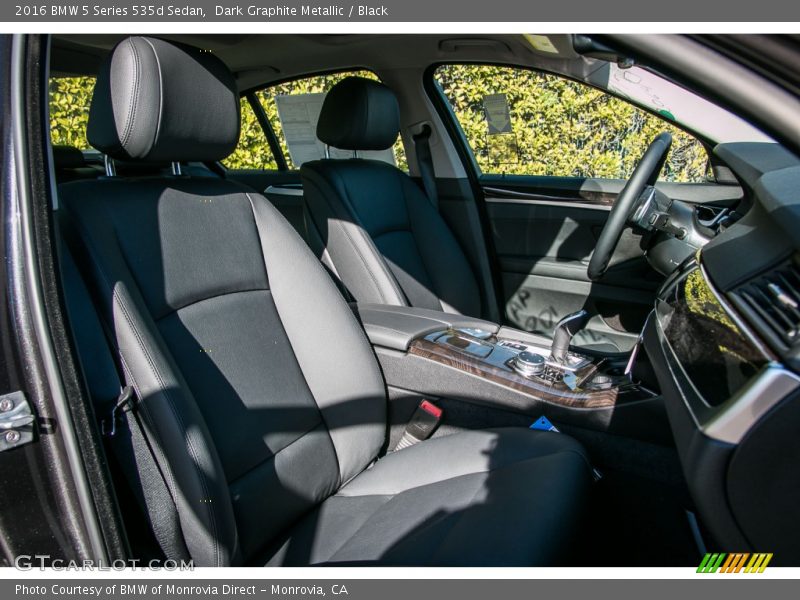 Dark Graphite Metallic / Black 2016 BMW 5 Series 535d Sedan