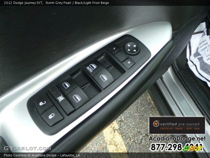 Storm Grey Pearl / Black/Light Frost Beige 2012 Dodge Journey SXT
