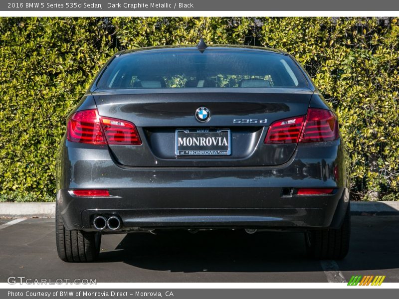 Dark Graphite Metallic / Black 2016 BMW 5 Series 535d Sedan