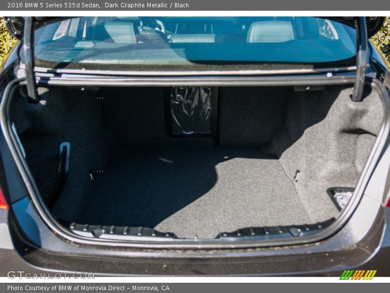 Dark Graphite Metallic / Black 2016 BMW 5 Series 535d Sedan