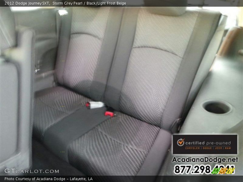 Storm Grey Pearl / Black/Light Frost Beige 2012 Dodge Journey SXT
