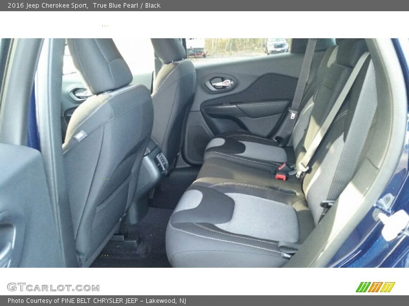 True Blue Pearl / Black 2016 Jeep Cherokee Sport