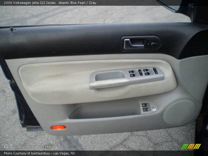 Atlantic Blue Pearl / Gray 2000 Volkswagen Jetta GLS Sedan