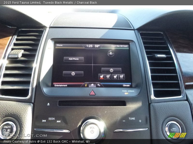 Tuxedo Black Metallic / Charcoal Black 2015 Ford Taurus Limited