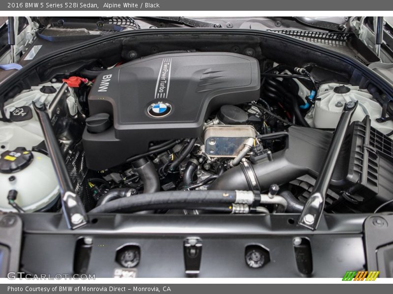 Alpine White / Black 2016 BMW 5 Series 528i Sedan