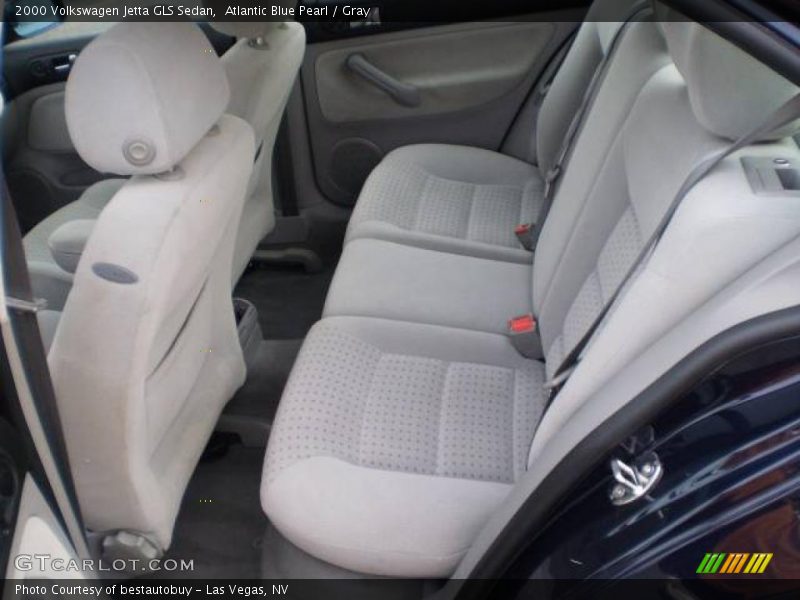 Atlantic Blue Pearl / Gray 2000 Volkswagen Jetta GLS Sedan