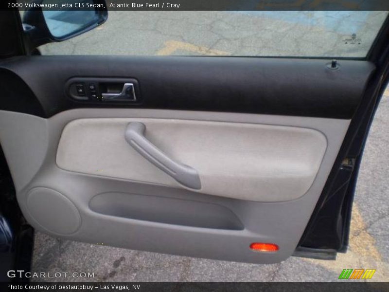 Atlantic Blue Pearl / Gray 2000 Volkswagen Jetta GLS Sedan