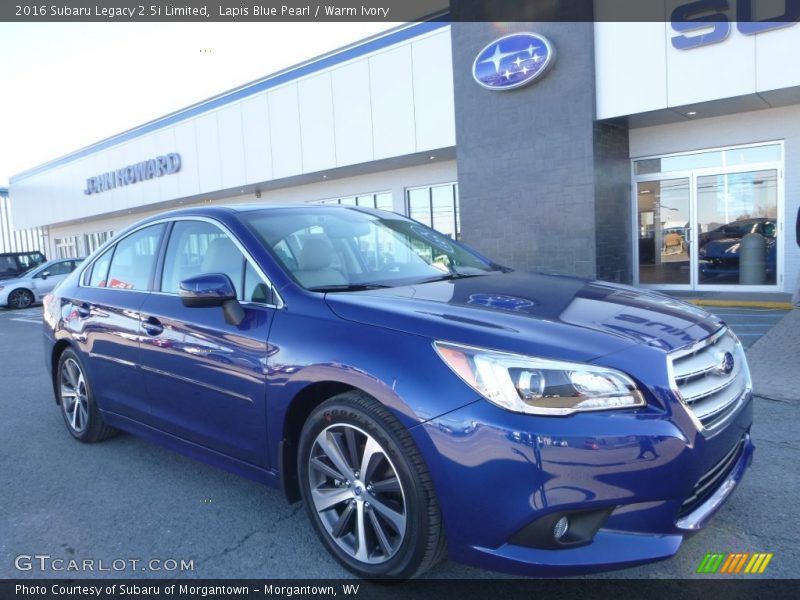 Lapis Blue Pearl / Warm Ivory 2016 Subaru Legacy 2.5i Limited