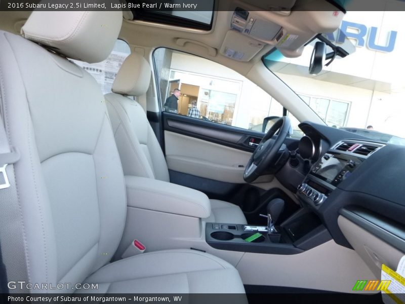 Lapis Blue Pearl / Warm Ivory 2016 Subaru Legacy 2.5i Limited