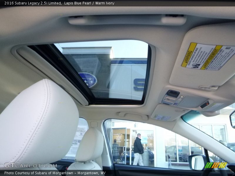Lapis Blue Pearl / Warm Ivory 2016 Subaru Legacy 2.5i Limited
