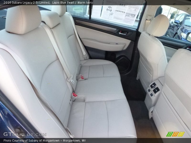 Lapis Blue Pearl / Warm Ivory 2016 Subaru Legacy 2.5i Limited