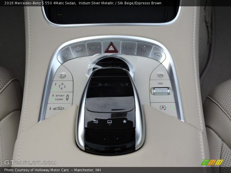 Controls of 2016 S 550 4Matic Sedan