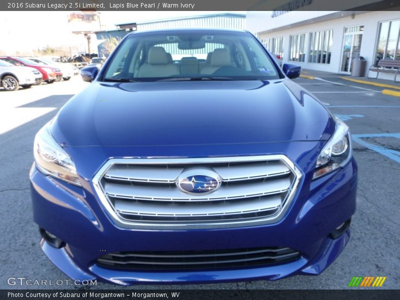 Lapis Blue Pearl / Warm Ivory 2016 Subaru Legacy 2.5i Limited