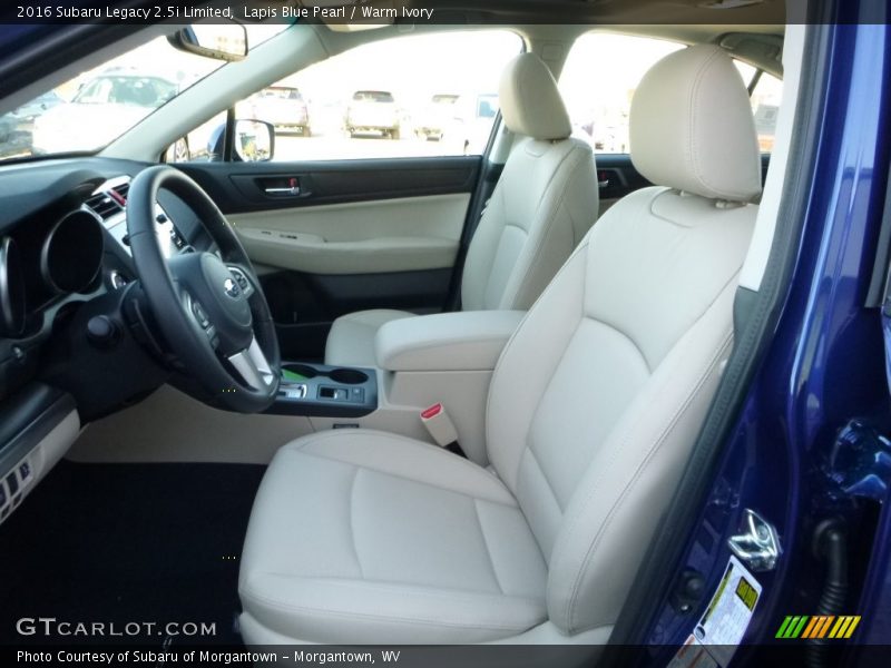 Lapis Blue Pearl / Warm Ivory 2016 Subaru Legacy 2.5i Limited