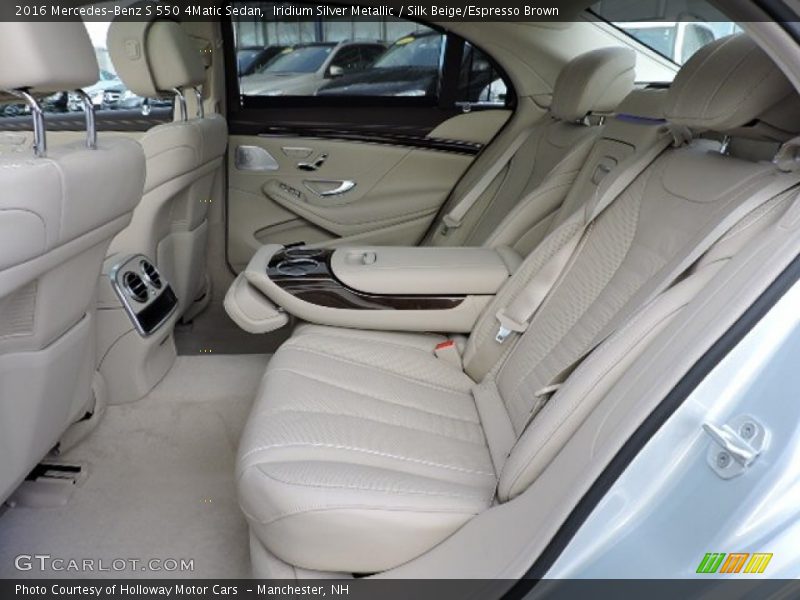 Rear Seat of 2016 S 550 4Matic Sedan