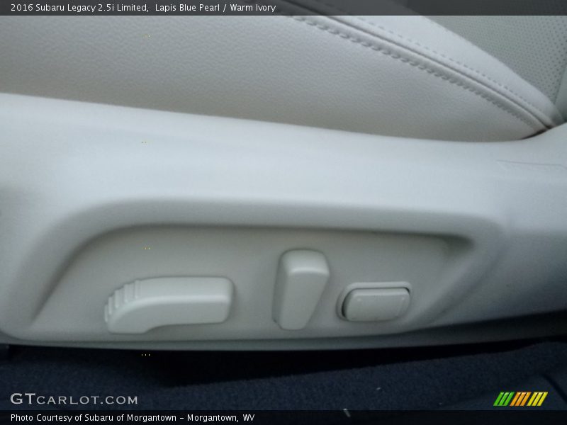 Lapis Blue Pearl / Warm Ivory 2016 Subaru Legacy 2.5i Limited