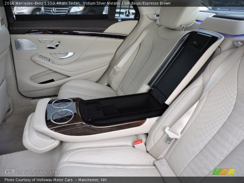 Rear Seat of 2016 S 550 4Matic Sedan