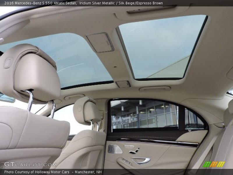 Sunroof of 2016 S 550 4Matic Sedan