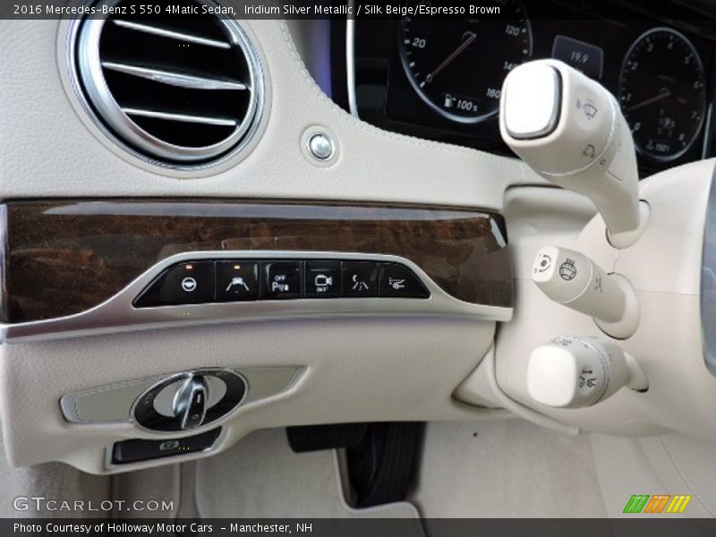 Controls of 2016 S 550 4Matic Sedan