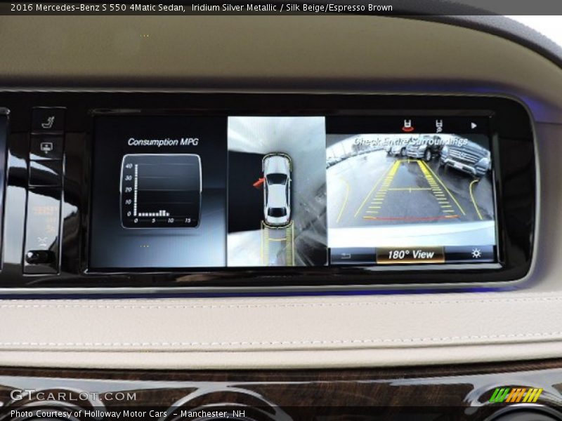 Iridium Silver Metallic / Silk Beige/Espresso Brown 2016 Mercedes-Benz S 550 4Matic Sedan