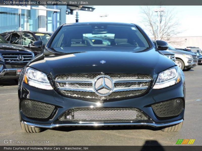 Black / Black 2016 Mercedes-Benz C 300 4Matic Sedan