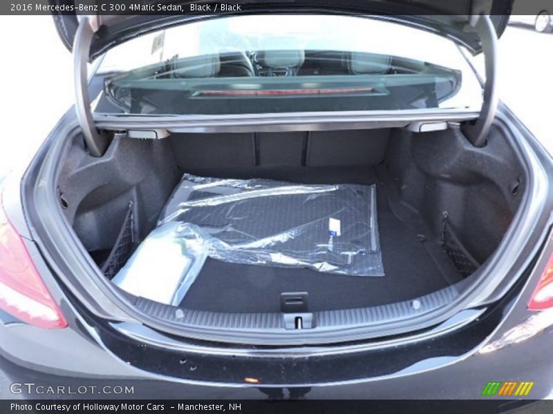 Black / Black 2016 Mercedes-Benz C 300 4Matic Sedan