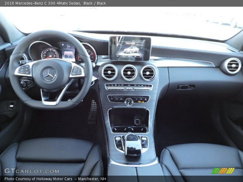 Black / Black 2016 Mercedes-Benz C 300 4Matic Sedan