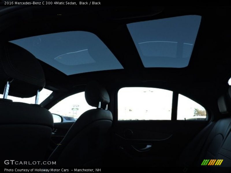 Black / Black 2016 Mercedes-Benz C 300 4Matic Sedan