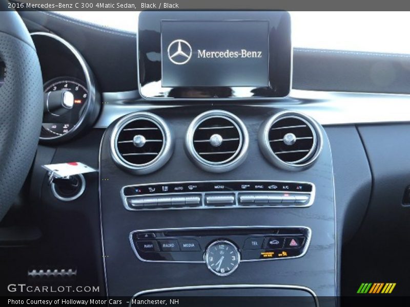 Black / Black 2016 Mercedes-Benz C 300 4Matic Sedan