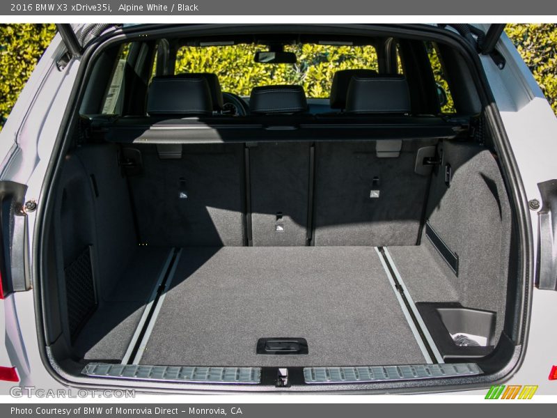 Alpine White / Black 2016 BMW X3 xDrive35i