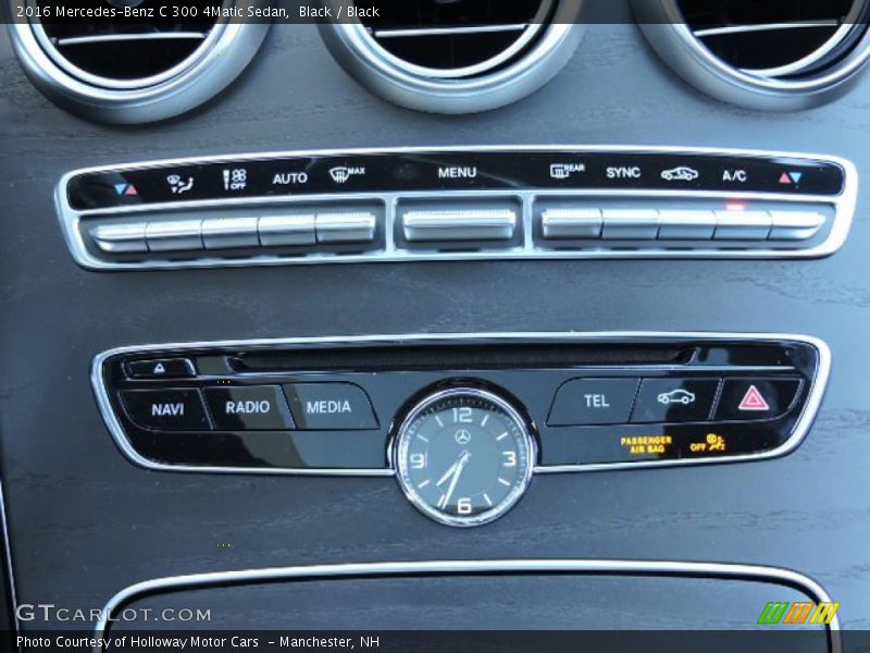 Black / Black 2016 Mercedes-Benz C 300 4Matic Sedan