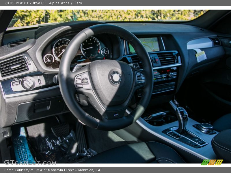 Alpine White / Black 2016 BMW X3 xDrive35i