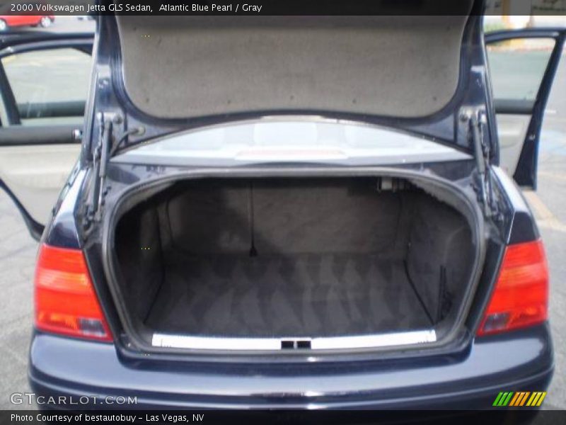 Atlantic Blue Pearl / Gray 2000 Volkswagen Jetta GLS Sedan
