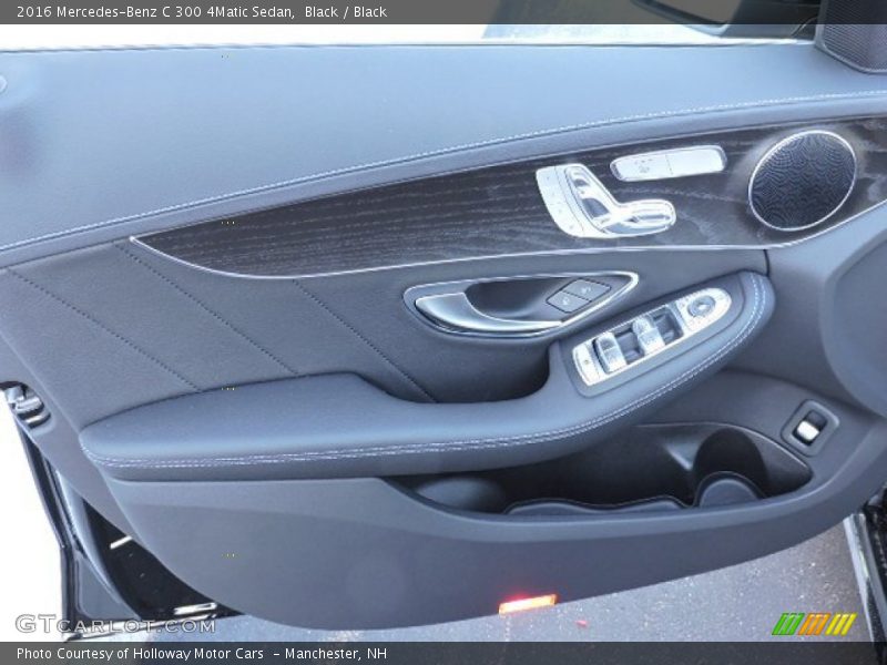 Black / Black 2016 Mercedes-Benz C 300 4Matic Sedan
