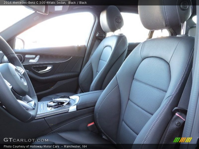Black / Black 2016 Mercedes-Benz C 300 4Matic Sedan