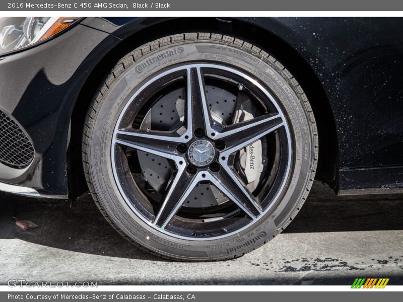 Black / Black 2016 Mercedes-Benz C 450 AMG Sedan