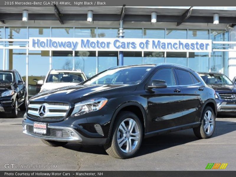 Night Black / Black 2016 Mercedes-Benz GLA 250 4Matic