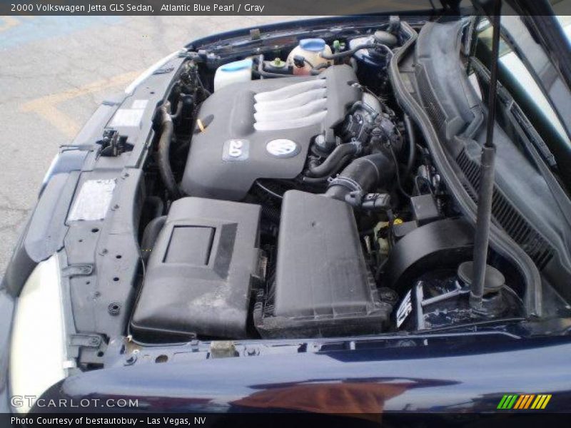 Atlantic Blue Pearl / Gray 2000 Volkswagen Jetta GLS Sedan
