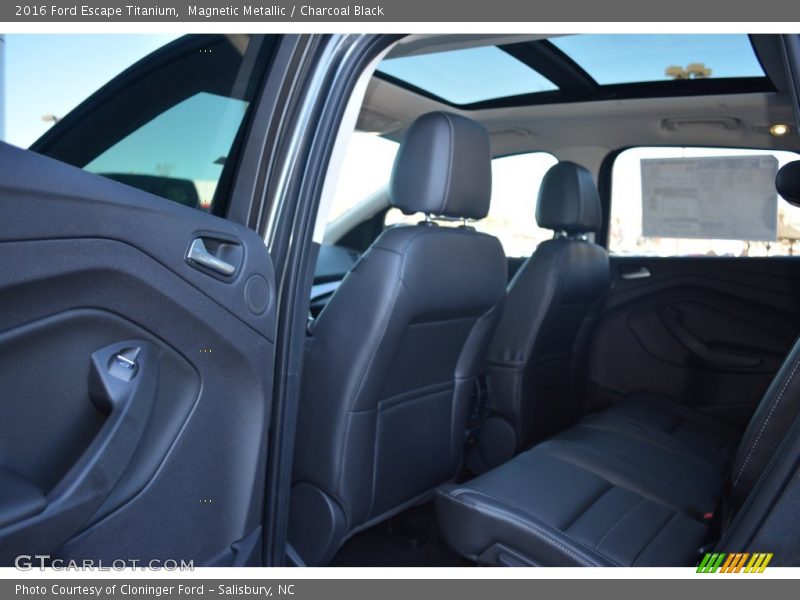 Magnetic Metallic / Charcoal Black 2016 Ford Escape Titanium