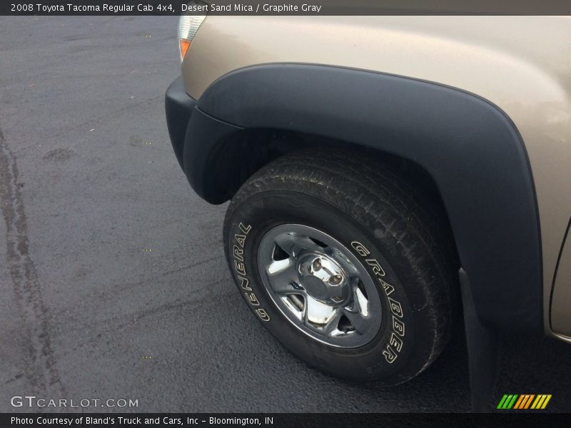 Desert Sand Mica / Graphite Gray 2008 Toyota Tacoma Regular Cab 4x4