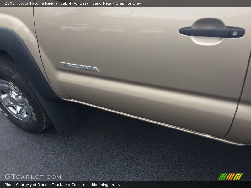 Desert Sand Mica / Graphite Gray 2008 Toyota Tacoma Regular Cab 4x4