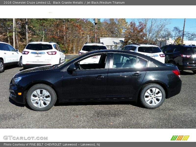 Black Granite Metallic / Jet Black/Medium Titanium 2016 Chevrolet Cruze Limited LS