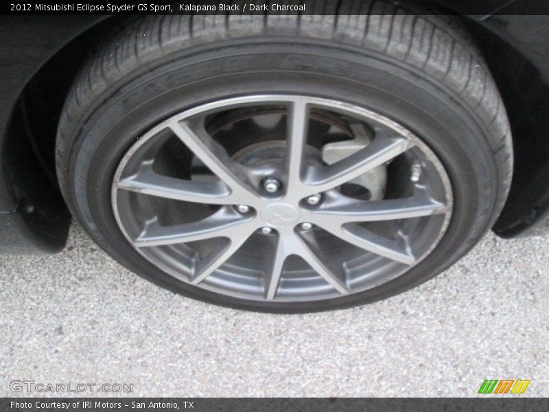 Kalapana Black / Dark Charcoal 2012 Mitsubishi Eclipse Spyder GS Sport