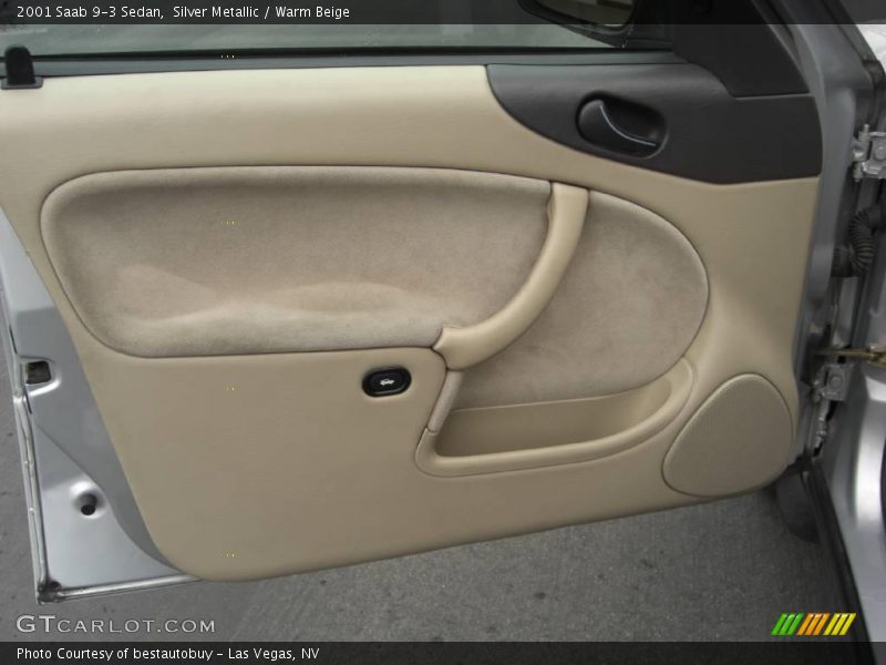 Silver Metallic / Warm Beige 2001 Saab 9-3 Sedan