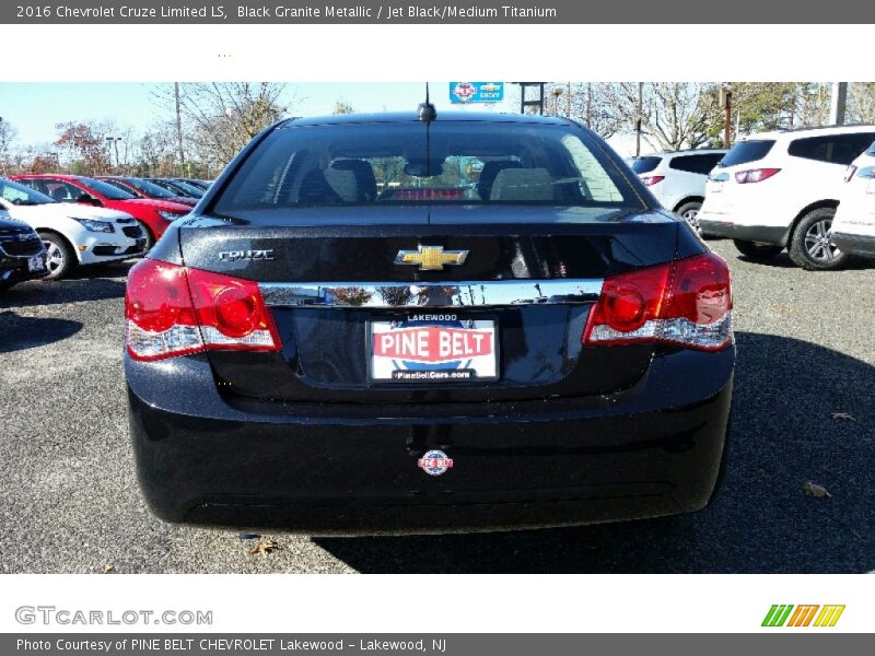 Black Granite Metallic / Jet Black/Medium Titanium 2016 Chevrolet Cruze Limited LS